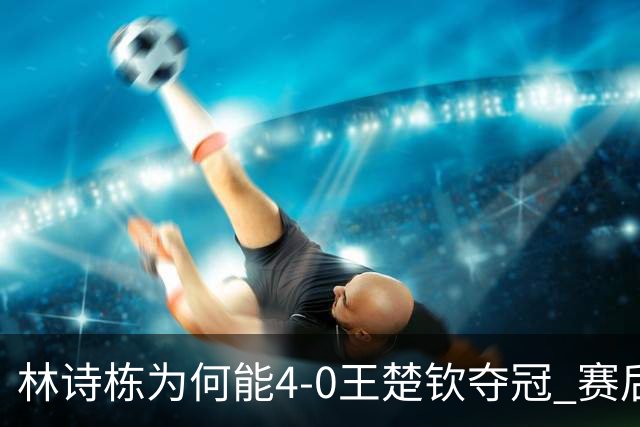 林诗栋为何能4-0王楚钦夺冠? 赛后王皓一针见血说出原因 说的很实在
