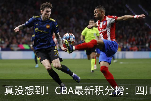 真没想到！CBA最新积分榜：四川、广州并列第一，山东跌入降级区